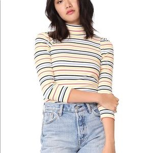 Free people I’m cute striped sweater medium